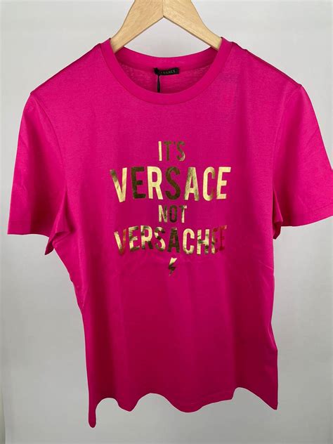 it's versace not versachee t shirt|Versace t shirts men 's.